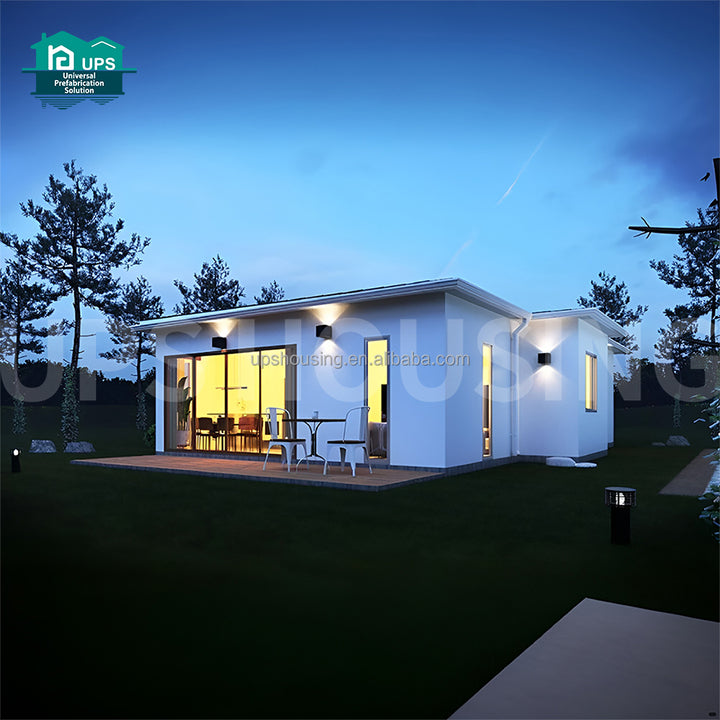 Luxury Prefab House 3 Bedroom Twin Skin Cabin Large Villa