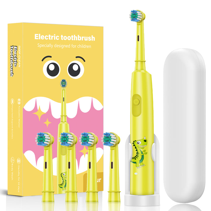 Kids Electric Toothbrush with Travel case Oscillating Rotating Electrical Tooth Brush Custom Friendly Rotary Electric Toothbrush