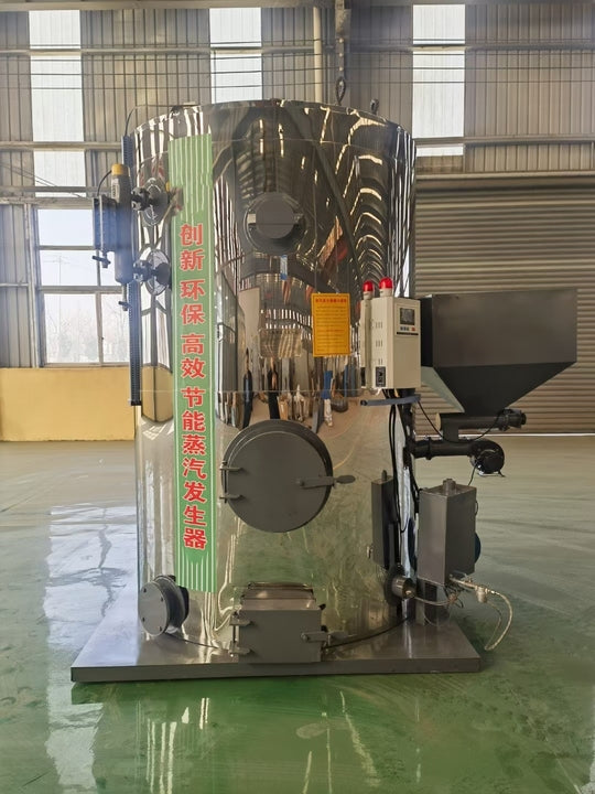 Low Price Low Pressure 200kg-2000kg Capacity Automatic Vertical Fire Tube Industrial Biomass Steam Boiler
