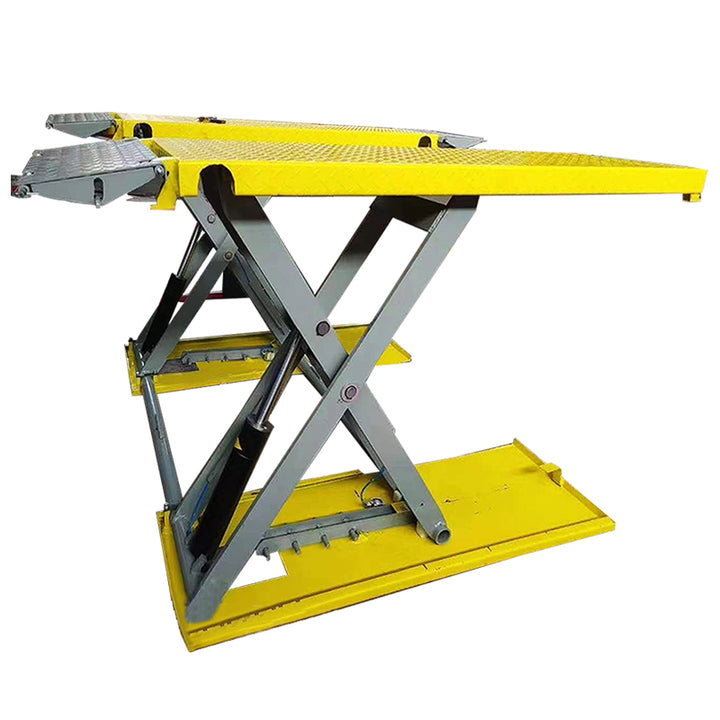 Professional Mid-Rise Scissor Double Cylinder Car Lift for Sale Custom Auto Shop Hydraulic Portable Garage Machine Two-Post