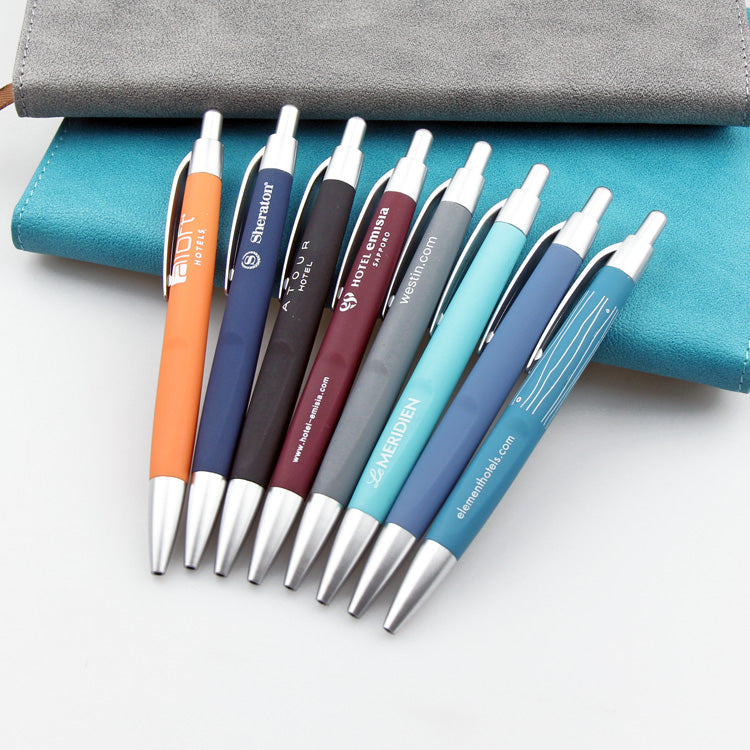 BKS Office Supplies Advertisement Wholesale Cheap Customizable Logo Ballpoint promotion pen with logo