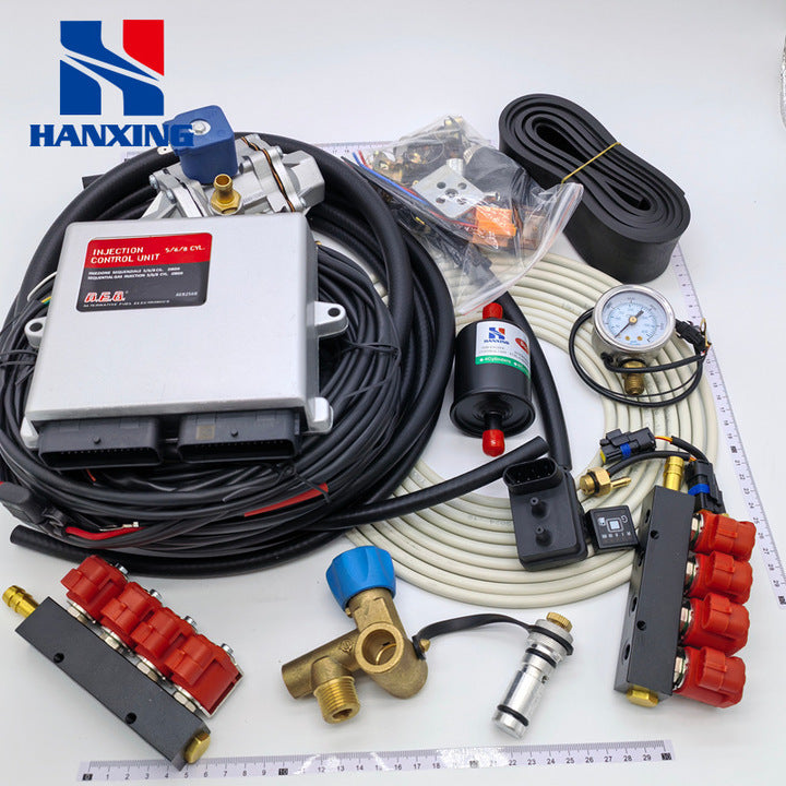 LPG/CNG Vehicle Oil-to-Gas Conversion AEB2568 Eight-Cylinder Natural Gas Kit Gas Vehicle Accessories Standard Fitment