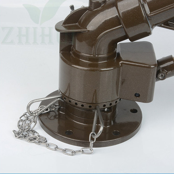 Rain Gun Sprinkler Irrigation System 2 Inch Rain Gun Sprinkler 360 Degree Rotation Long Range Rain Gun Sprinkler