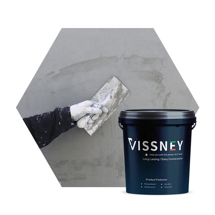 Vissney Special Polished Concrete Multiple Color Polished Stucco Varnish Sand Plaster Interior Coating