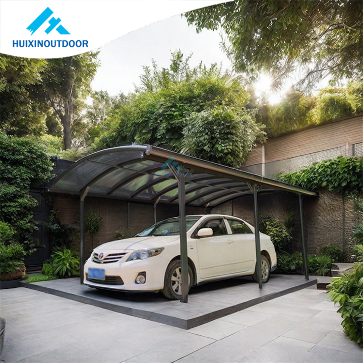 Wind Resistant Metal Polycarbonate Aluminum Car Shelter Carport Parking Canopy Garage Car Tent