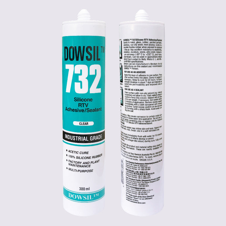 Dowsil 732 RTV Adhesive Sealant General Purpose Silicone Industrial Sealing/Bonding