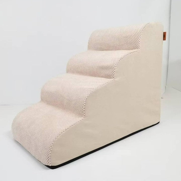 Luxury Non-slip Pet Stairs for Cats Dogs Modern Detachable Sponge Steps Eco-Friendly Durable Living Ladder Ramp Dog Bed Cave