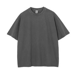 Nice Youpin clothes men direct-to-garment print DTG digital print oversize high street wear tshirt high quality acid washed tshi