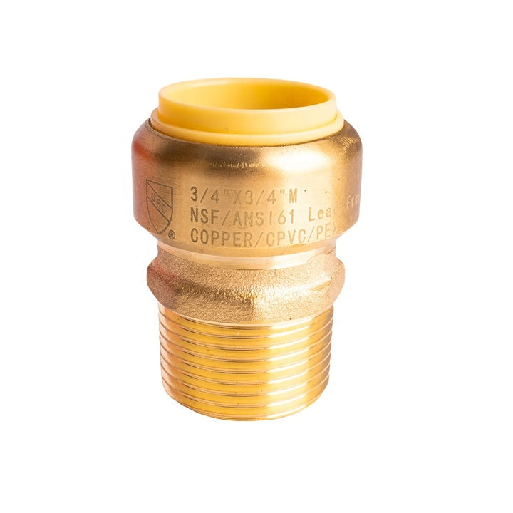 1/2" 3/4'' 1 ''Coupling Quick Connect Fitting Shark Bite Style for Copper Pipe Pex Pipe Push Fit in Fittings