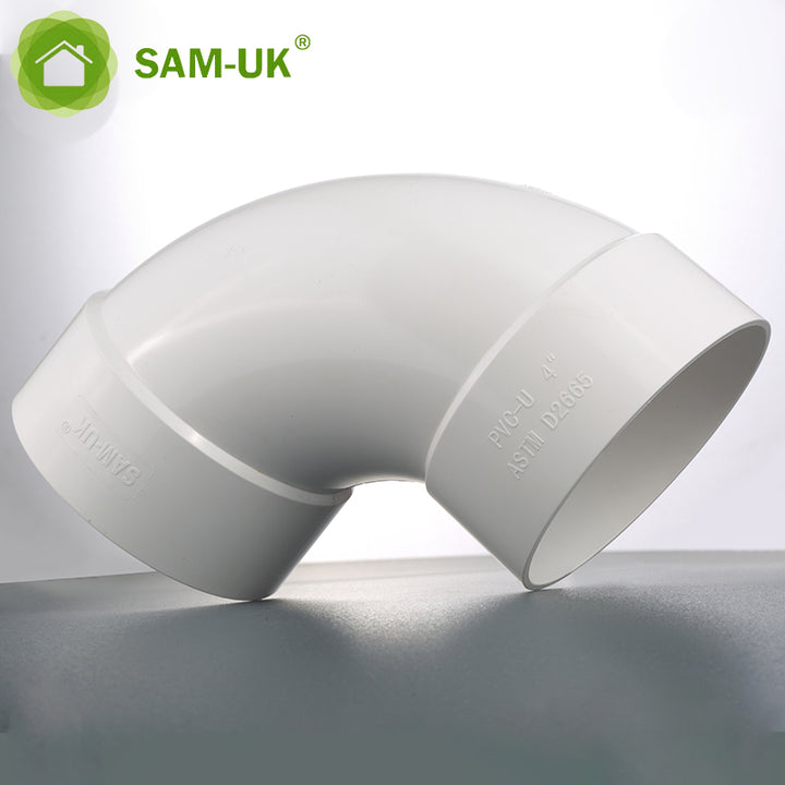 Original Factory Wholesale High Quality ASTM D2665 White Plastic PVC Pipe Manufacturers Sanitary Pipe Fitting Pipe Bend