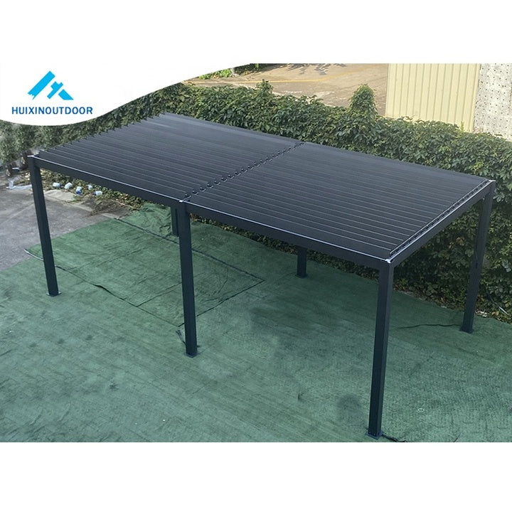Factory Wholesale Terrace Sunscreen Pergola Patio Sun Shade Roof and Screen Louver Aluminum Uplion Gazebo