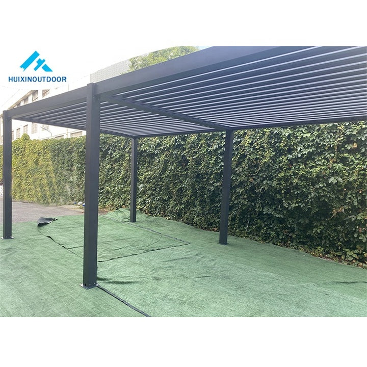 Factory Wholesale Terrace Sunscreen Pergola Patio Sun Shade Roof and Screen Louver Aluminum Uplion Gazebo