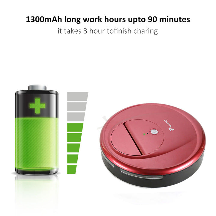 Smart Vacuum Home Cleaning Robot Helper Battery Operated Sweep Robotic Vacuum Cleaner