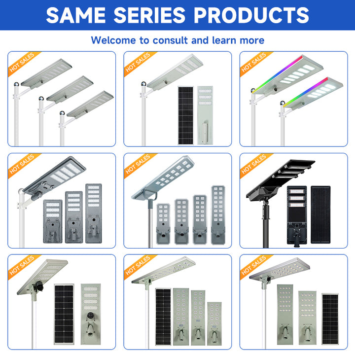New Product Outdoor Ip65 Waterproof 240w 300w 400w 500w 600w Aluminium Integrated All in One Project Led Solar Street Light