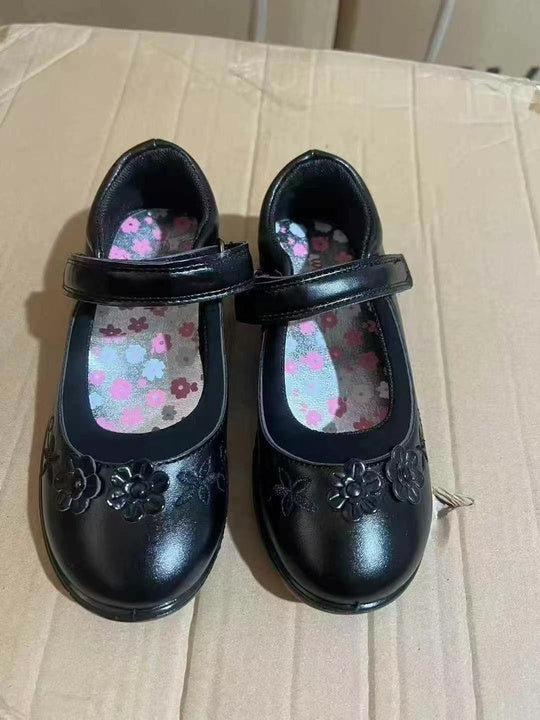 Children's Leather Shoes Black Girls School Shoes Princess Shoes Wholesale