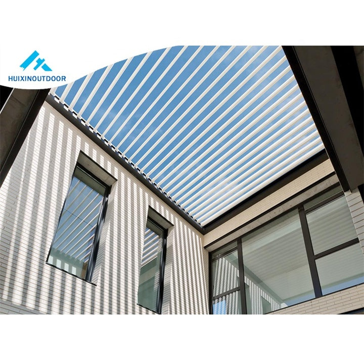 The New Listing Terrace Roofing Gazebo Aluminium Pavillon Canopy Cover Blind Pergola Garden Patio Aluminum Modern Gazebo Design