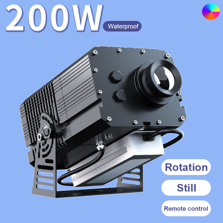 Wall Led Advertising Light Indoor Laser Door Floor Rotate Projector Lamp Text Logo Projection Lamp for Shop Signage