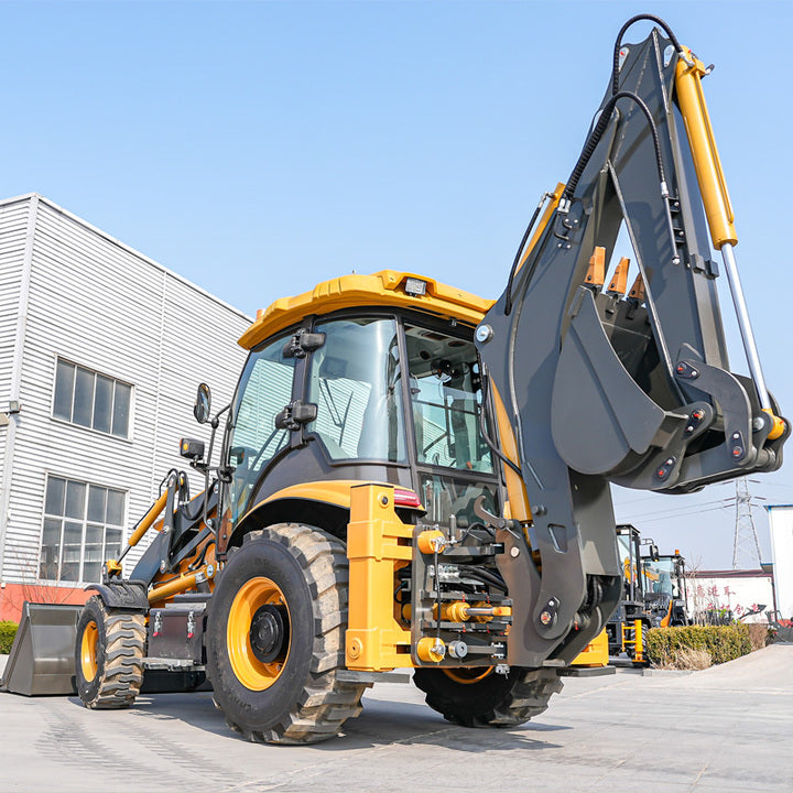 Manufacturer EPA Euro 5 Engine 4x4 Back Hoe Loader Retroexcavadora China Wheel Excavator Backhoe Loader