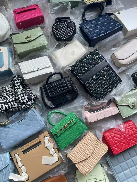 Fashion Simple Bag Female Spring New Fashion Single Shoulder Crossbody Bag Simple Small square Bag Mixed Wholesale