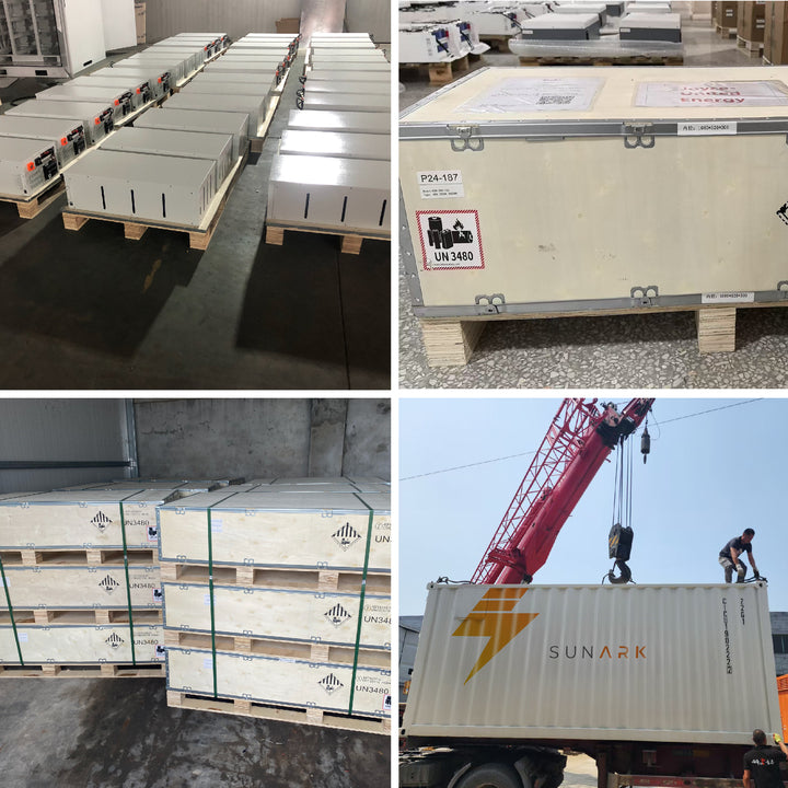 Sunark Hybrid Renewable Solar Energy Storage Container Bess 500KWh 800KWh 1MW Smart ESS Solution Lithium Ion LiFePO4 10 Year