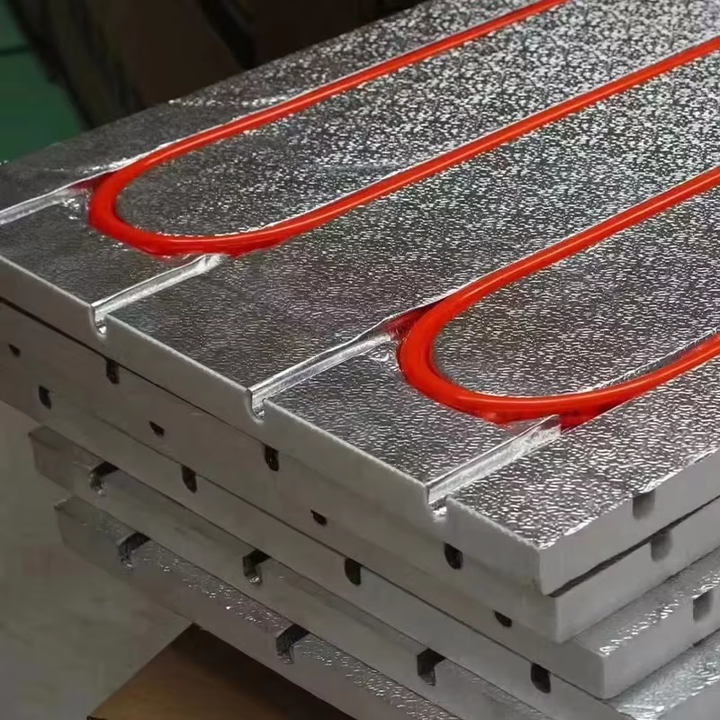 Hydronic Radiant XPS Thermal Insulation Dry Floor Panels Made of Durable Polystyrene Material Underfloor Heating Panel 2*2ft