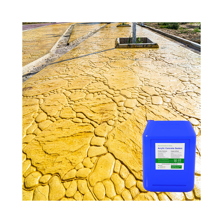 Polished Concrete Sealer & Brightening Agent Wet Look Concrete Imprint Stamp Countertop Polished Concrete Sealant