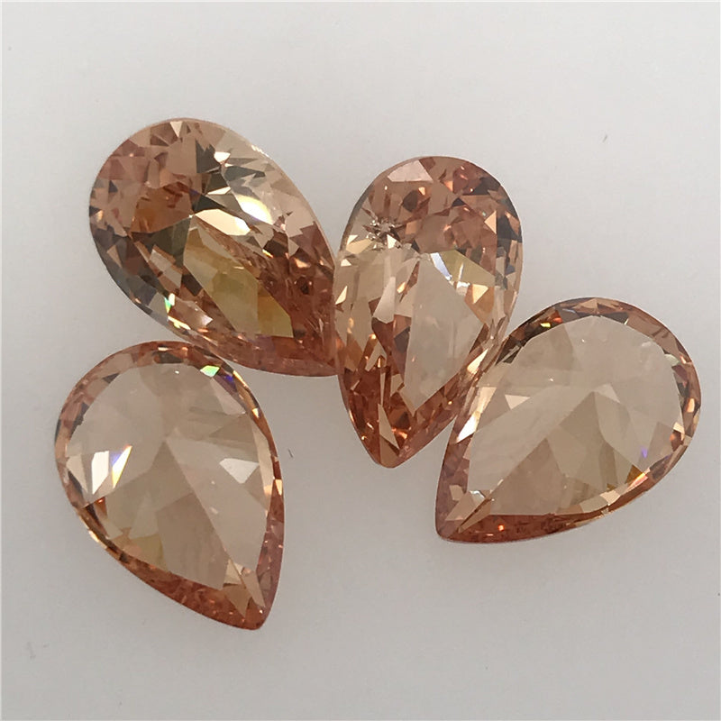 aaaaa pear shape cubic zirconia stones cz