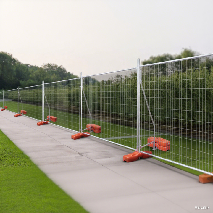 Coated Steel Temporary Fence Hardware Printed Australia 3D Modeling Eco-friendly Rodent Proof Crowd Control Barrier Mesh 210cm