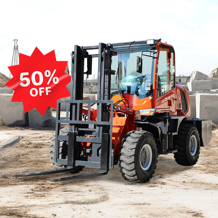 China Forklifts Price Rough Terrain Forklift 3 Ton 5 Ton 7 Ton Factory 4x4 off Road Forklift