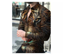 custom silk slim men tee dress shirts casual clothes long sleeve printing shirts for mens fashion shirts