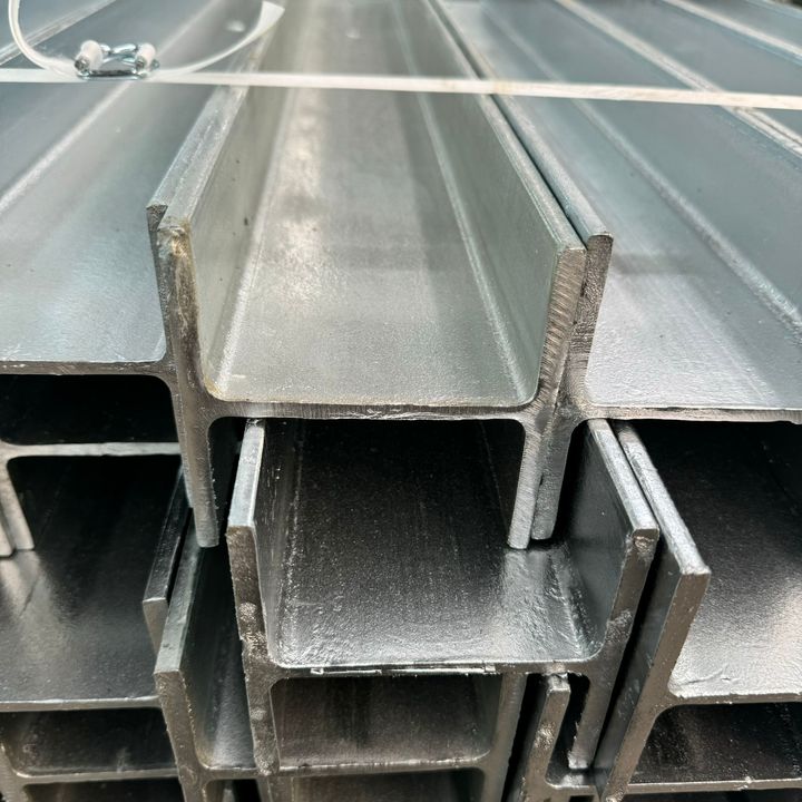 Concrete Sleeper Retaining Wall Galvanised Steel Uprights