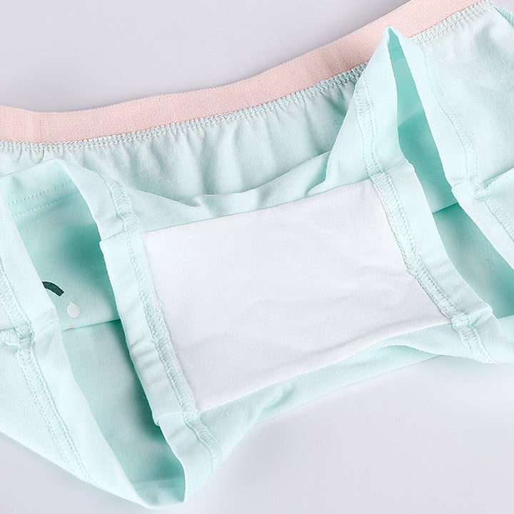 Organic Cotton 5Pcs 2-16Y 100-170mm Children Girl Kids Underwear Girls Boxer Briefs