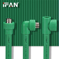 IFAN Factory OEM Plastic PPR Pipe Fitting Equal PPR Water Pipe Fittings