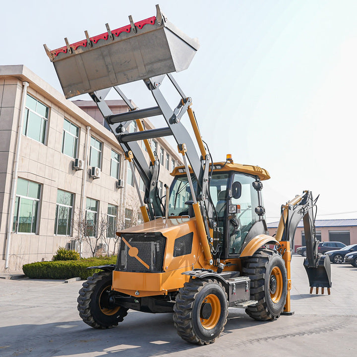 Manufacturer EPA Euro 5 Engine 4x4 Back Hoe Loader Retroexcavadora China Wheel Excavator Backhoe Loader