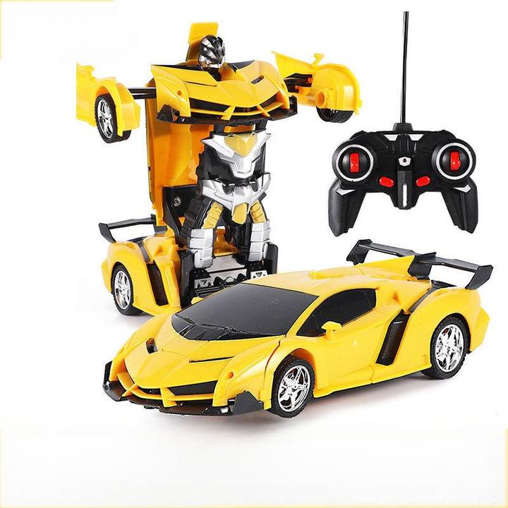 Rechargeable Toy Car with Remote Deformation Feature Car Robot Model Perfect for Celebration Events