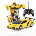 Rechargeable Toy Car with Remote Deformation Feature Car Robot Model Perfect for Celebration Events
