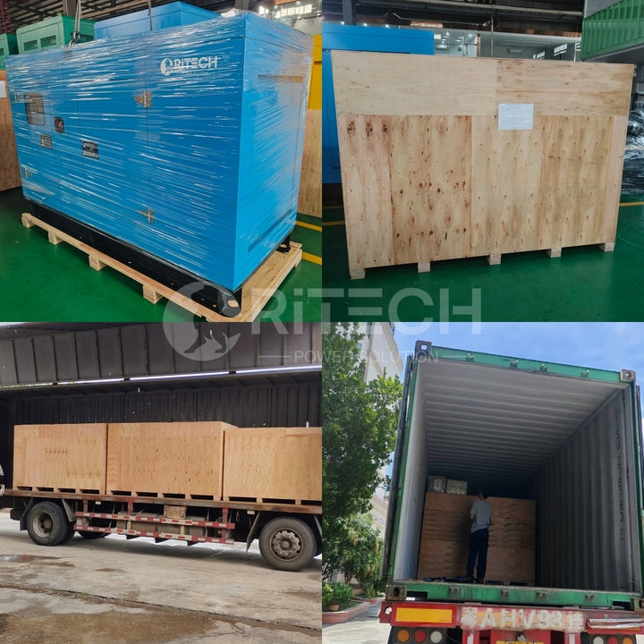 Ritech Generac Portable Generator 30kw Natural Gas 50Kva 60Kva 70Kva 80Kva 20kw 30kw 40kw Generator Gas Generation Equipment