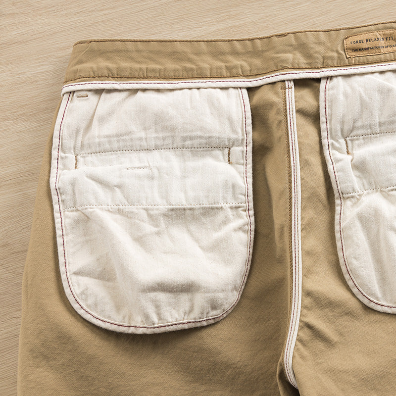 Classic Comfort: Cotton Men's Khaki Chino Pants