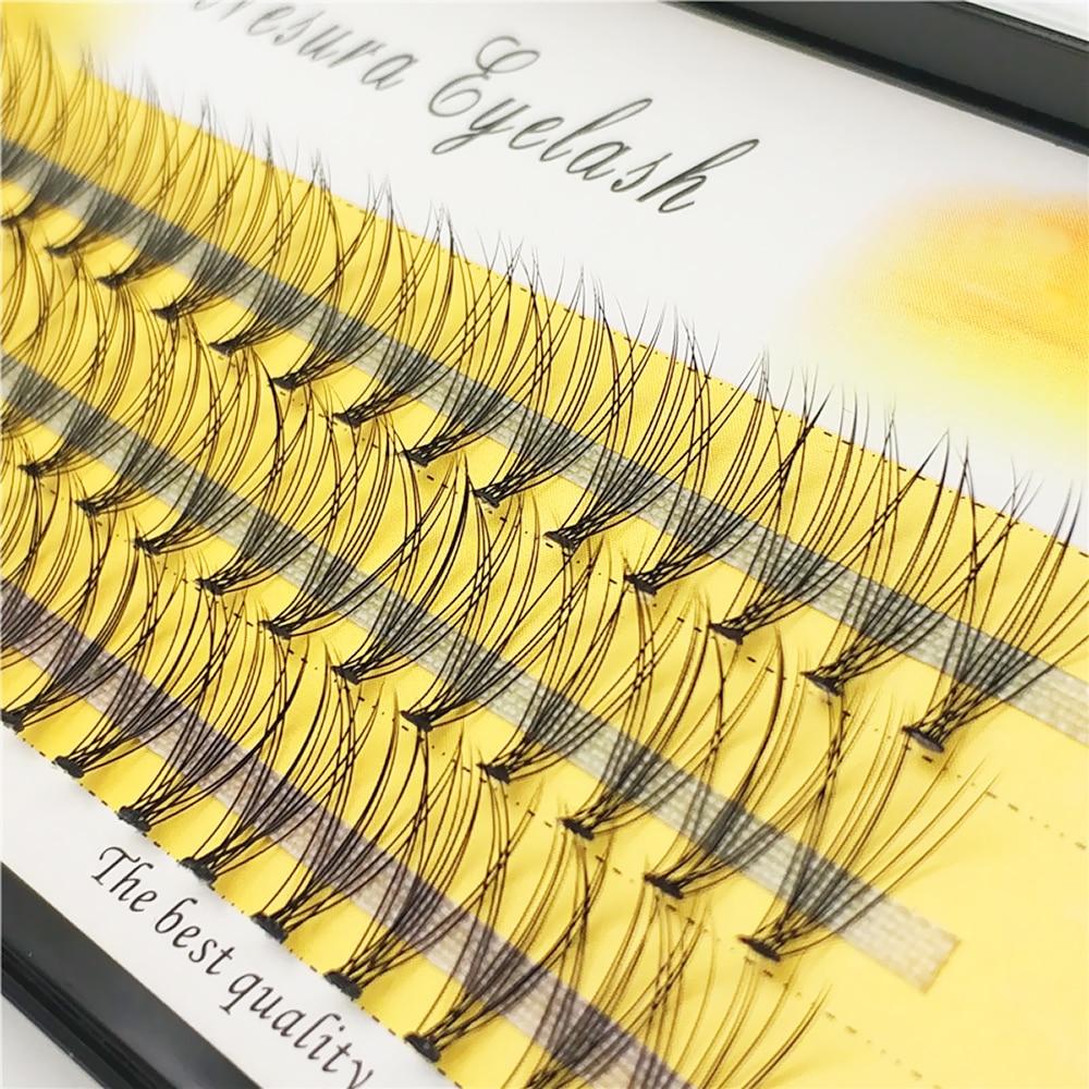 1box big capacity 60 bundles 6d 10d eyelash extensions 0 1mm thickness true mink strip eyelashes individual lashes natural style