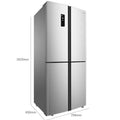 426-liter cross-door inverter refrigerator, air-cooled, frost-free, built-in refrigerator