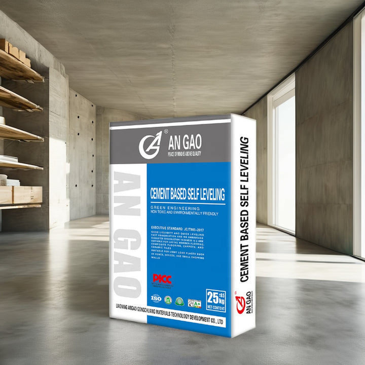 Angao AG-208 Self-Leveling Cement Rapid Hardening 25MPa Strength High Quality Construction Material for Indoor Use