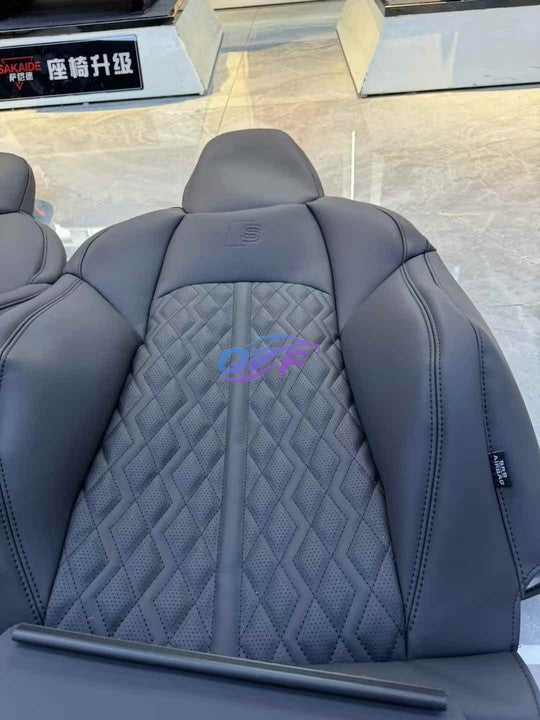 A3 A4 A5 A6 A7 A8 Q3 Q5 Q7 Carbon Fiber Bucket Seat for All Audi to RS Car Accessories Racing Sports Seats Leather Design
