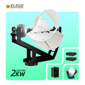 2kw High Efficiency Wind Turbine 12V 24V 3 Fiberglass Blades for Residential Farm Off-Grid Application Power Generation System