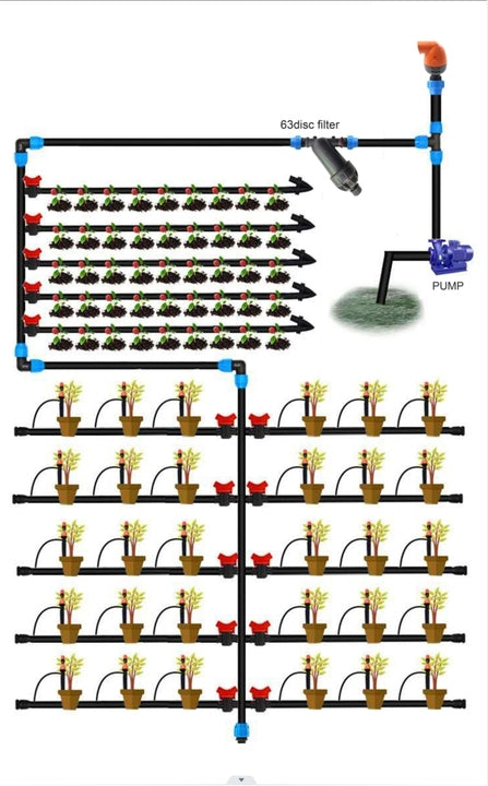 1Ha 2Ha 5Ha 10Ha Drip Irrigation System Irrigation Design Complete Kit Farm Automatic Drip Irrigation Systems