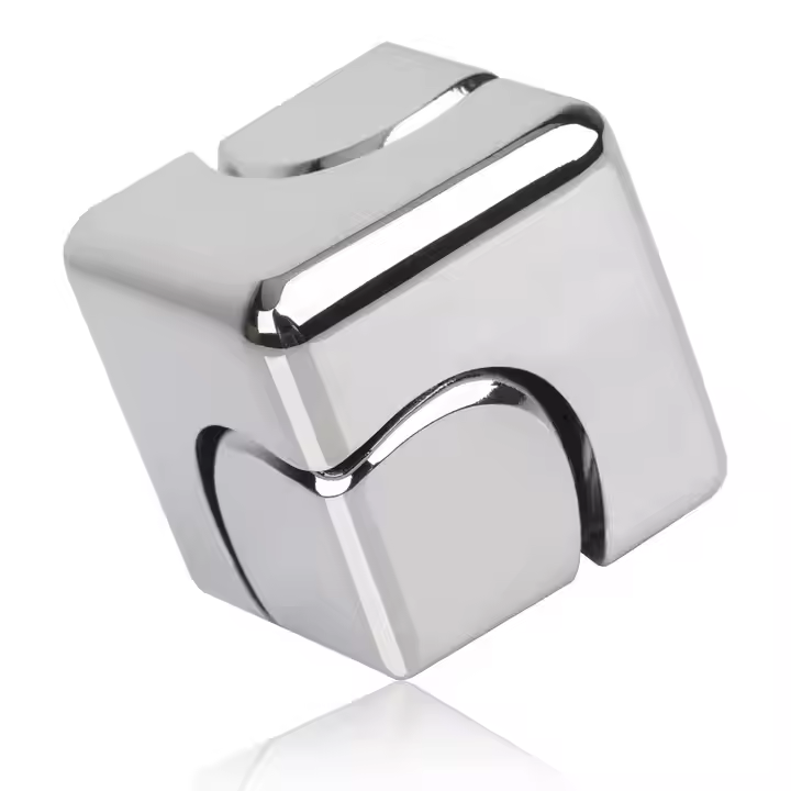 High-Speed Metal Square Anti-Stress Spinner Decompression Fidget Rotating Finger Cube Unisex Gift Item