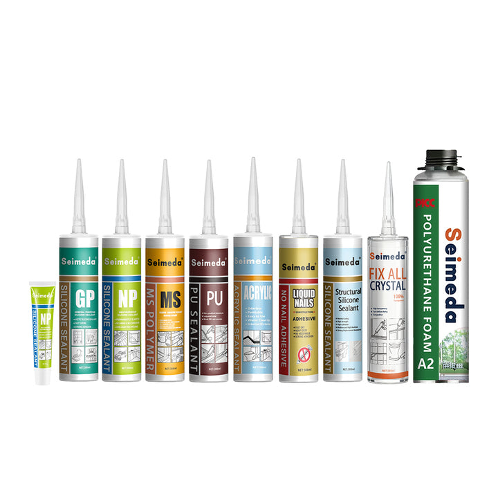 Seimeda Silicone Adhesive Weatherproof Construction Use Multipurpose DIY Sealant Glue in Small Tube 5ml 10ml 20ml Free Sample