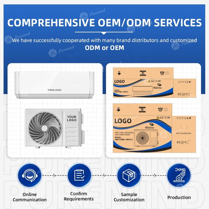 TCL Air Conditioners for Home 9000-24000Btu Fast Cooling Inverter Mini Split Air Conditioner Wifi Control Aire Acondicionado