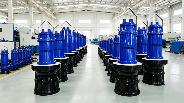 Submersible Axial Flow Pump 350 30KW High Flow for Farm Irrigation Flood Control and Drainage CE