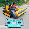 INFRONT Cheapest 15HP Diesel or Gasoline Robot Lawn Mower Remote Start Grass Cutter Flail Track Mowers CE
