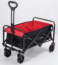Collapsible Utility Wagon, Foldable Outdoor Trolley for Picnic Camping Garden Use